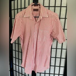 Chaps Ralph Lauren Casual Button Down Shirt with Candy Stripes